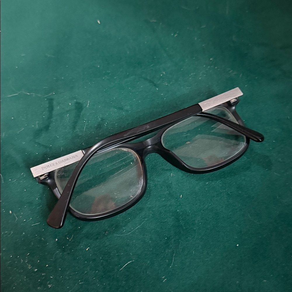 Classic Black Glasses Prescription -1.25 Lenses LIKE NEW Dolce & Gabbana Eyewear - Picture 2 of 3